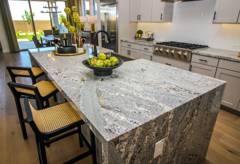 Granite Countertop in a Contemporary Kitchen