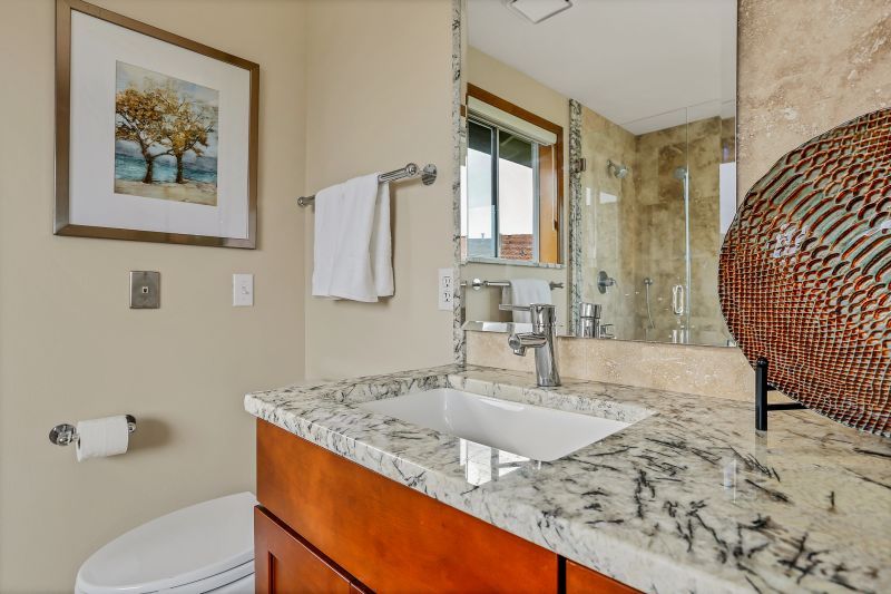 Elegant Bathroom Granite Surface